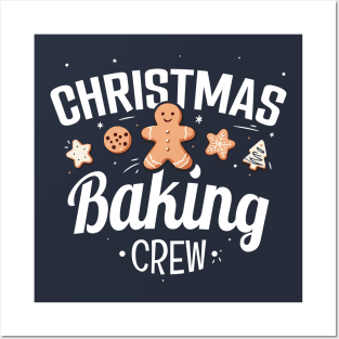 Baking Crew with Christmas Cookies Posters and Art